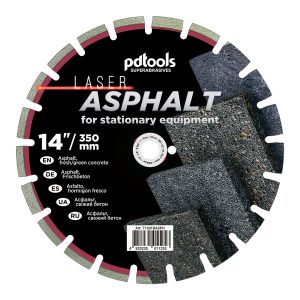דיסק יהלום PDTools 350 3,2 10 25,4 Asphalt | SKU 71301BASPH | מוצר תמונה