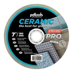 דיסק יהלום PDTools 180 1.2 7 25.4 Ceramic Clean Pro | SKU 820403CCP | מוצר תמונה
