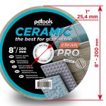 Алмазный диск PDTools 200 1.2 7 25.4 Ceramic Clean Pro | Артикул 820503CCP | Товар Изображе...
