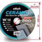 Diamond Disc PDTools 250 1.2 7 25.4 Ceramic Clean PRO | SKU 820703CCP | Product Image 3