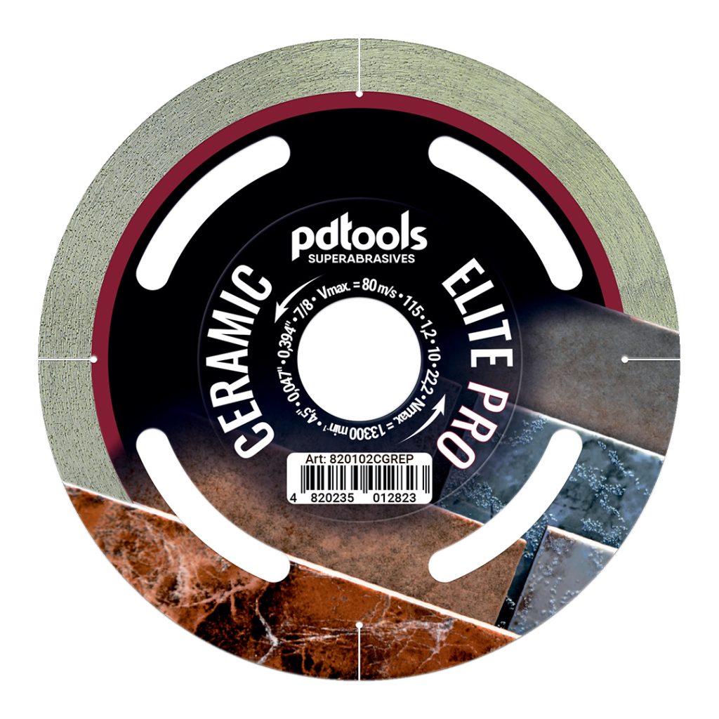 דיסק יהלום PDTools 115 1,2 10 22,2 Ceramic Elite Pro | SKU 820102CGREP | מוצר תמונה