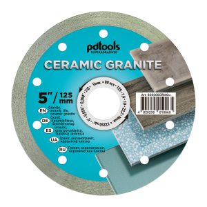 דיסק יהלום PDTools 125 1,4 10 22,2 Ceramic Granite | SKU 820200CRMGu | מוצר תמונה