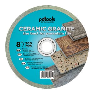 Алмазный диск PDTools 200 1,6 10 25,4 Ceramic Granite | Артикул 820501CRMG | Товар Изображе...