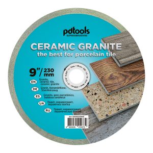 Алмазный диск PDTools 230 1,6 10 25,4 Ceramic Granite | Артикул 820602CRMG | Товар Изображе...