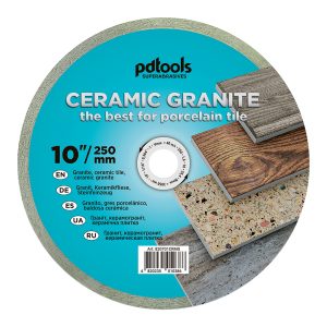 Алмазный диск PDTools 250 1,6 10 25,4 Ceramic Granite | Артикул 820701CRMG | Товар Изображе...