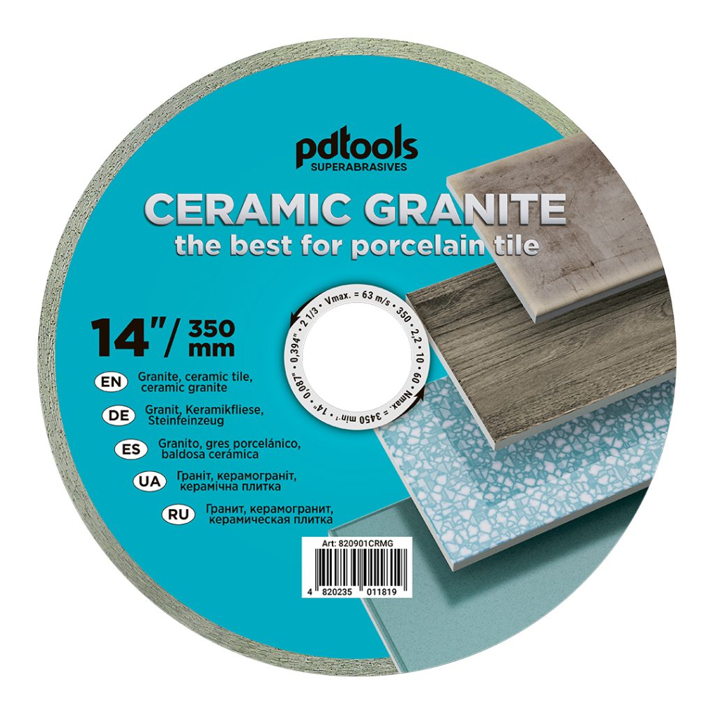 דיסק יהלום PDTools 350 2,2 10 60 Ceramic Granite | SKU 820901CRMG | מוצר תמונה