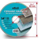 דיסק יהלום PDTools 350 2,2 10 60 Ceramic Granite | SKU 820901CRMG | מוצר תמונה 3