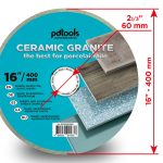 דיסק יהלום PDTools 400 2,2 10 60 Ceramic Granite | SKU 820903CRMG | מוצר תמונה 3