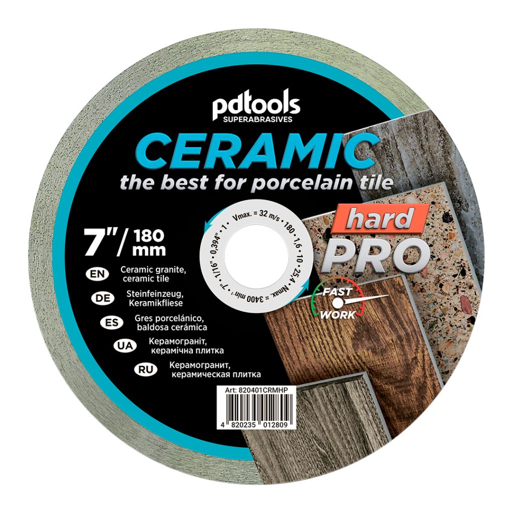 דיסק יהלום PDTools 180 1,6 10 25,4 Ceramic Hard Pro | SKU 820401CRMHP | מוצר תמונה