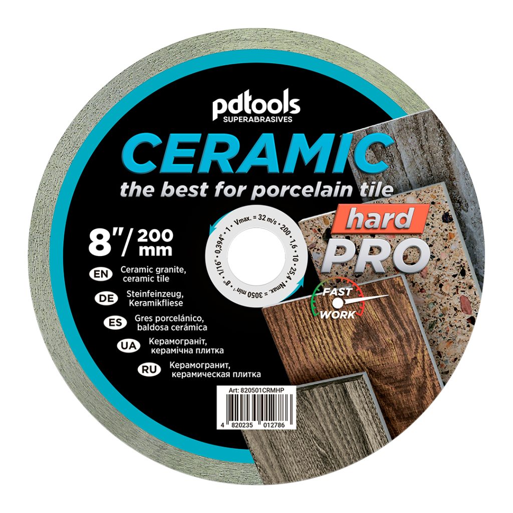 Алмазный диск PDTools 200 1,6 10 25,4 Ceramic Hard Pro | Артикул 820501CRMHP | Товар Изображ...