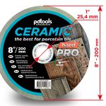 Алмазный диск PDTools 200 1,6 10 25,4 Ceramic Hard Pro | Артикул 820501CRMHP | Товар Изображ...