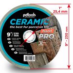 Алмазный диск PDTools 230 1,6 10 25,4 Ceramic Hard Pro | Артикул 820602CRMHP | Товар Изображ...