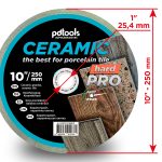 Алмазный диск PDTools 250 1,6 10 25,4 Ceramic Hard Pro | Артикул 820701CRMHP | Товар Изображ...