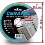 Алмазный диск PDTools 200 1,6 10 25,4 Ceramic Max Pro | Артикул 820504CRMMP | Товар Изображе...