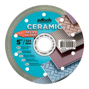 דיסק יהלום PDTools 125 1,2 10 22,2 Ceramic Relief Ultra | SKU 820205RLFU | מוצר תמונה