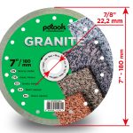 דיסק יהלום PDTools 180 1,6 10 22.2 Granite | SKU 820402CGRu | מוצר תמונה 3
