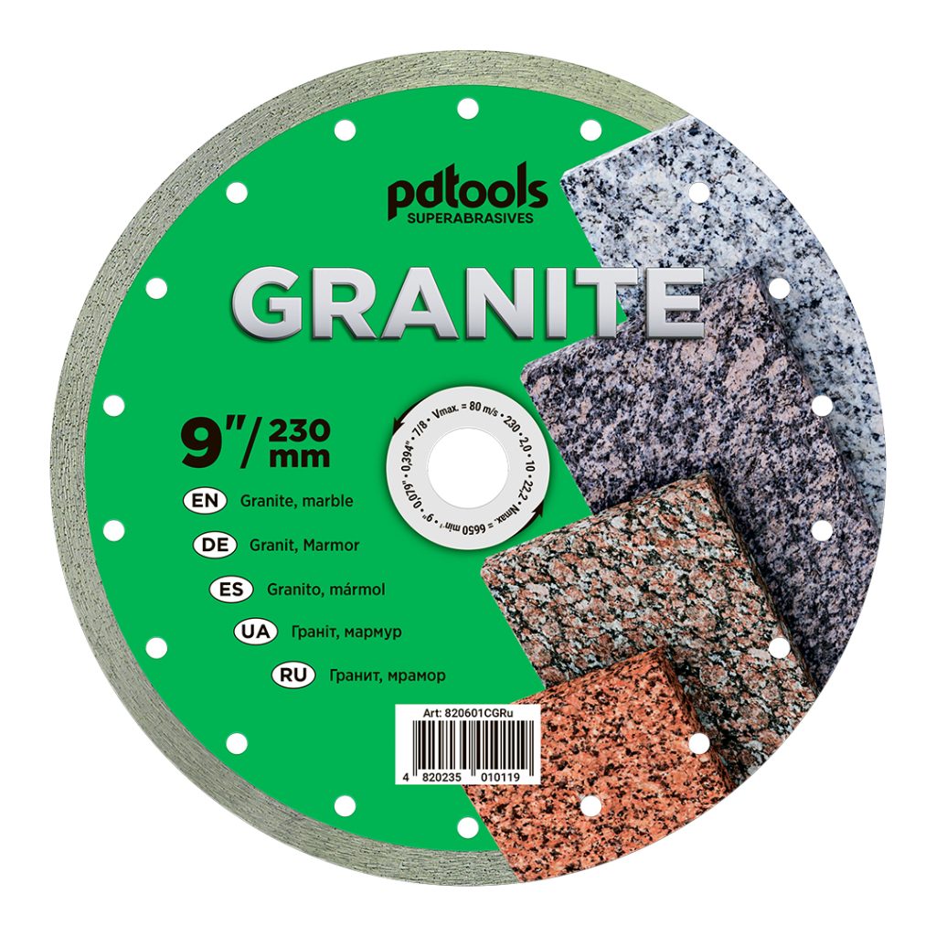 דיסק יהלום PDTools 230 2,0 10 22,2 Granite | SKU 820601CGRu | מוצר תמונה