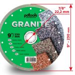 דיסק יהלום PDTools 230 2,0 10 22,2 Granite | SKU 820601CGRu | מוצר תמונה 3