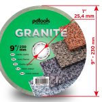 דיסק יהלום PDTools 230 1,6 10 25,4 Granite | SKU 820602CGR | מוצר תמונה 3