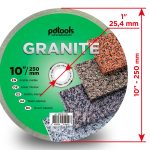 Алмазный диск PDTools 250 1,6 10 25,4 Granite | Артикул 820701CGR | Товар Изображение 3