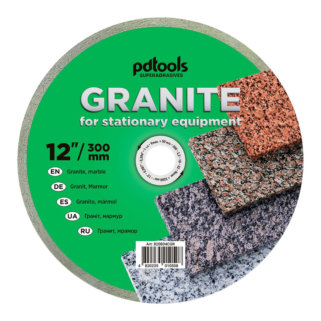 Алмазный диск PDTools 300 2,2 10 32 Granite | Артикул 820804CGR | Товар Изображение