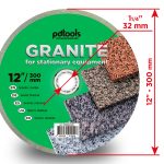 Алмазный диск PDTools 300 2,2 10 32 Granite | Артикул 820804CGR | Товар Изображение 3