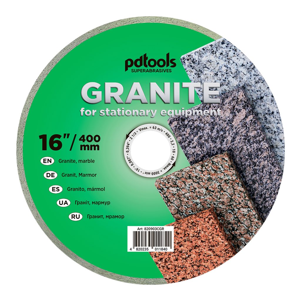 דיסק יהלום PDTools 400 2,2 10 60 Granite | SKU 820903CGR | מוצר תמונה