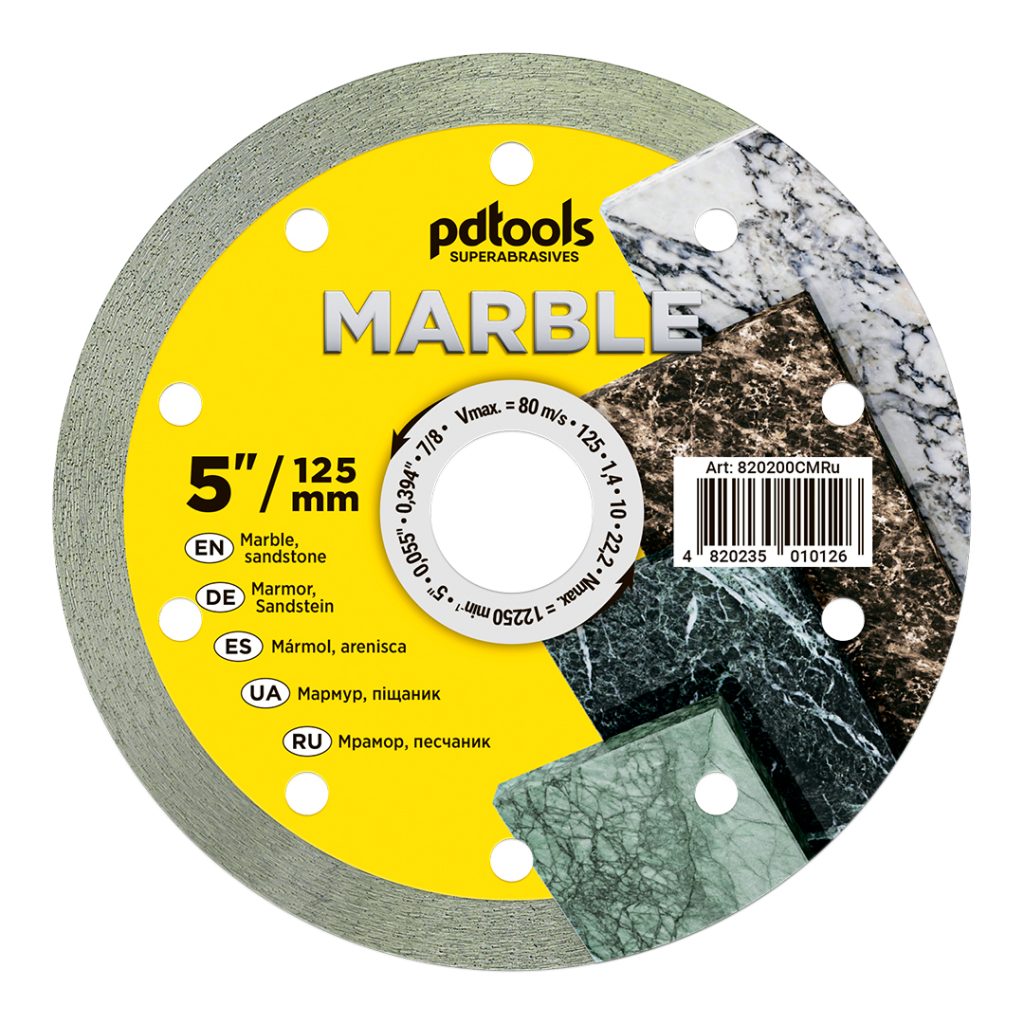 דיסק יהלום PDTools 125 1,4 10 22,2 Marble | SKU 820200CMRu | מוצר תמונה