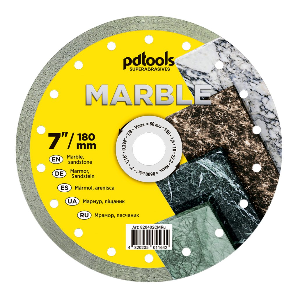 דיסק יהלום PDTools 180 1,6 10 22.2 Marble | SKU 820402CMRu | מוצר תמונה