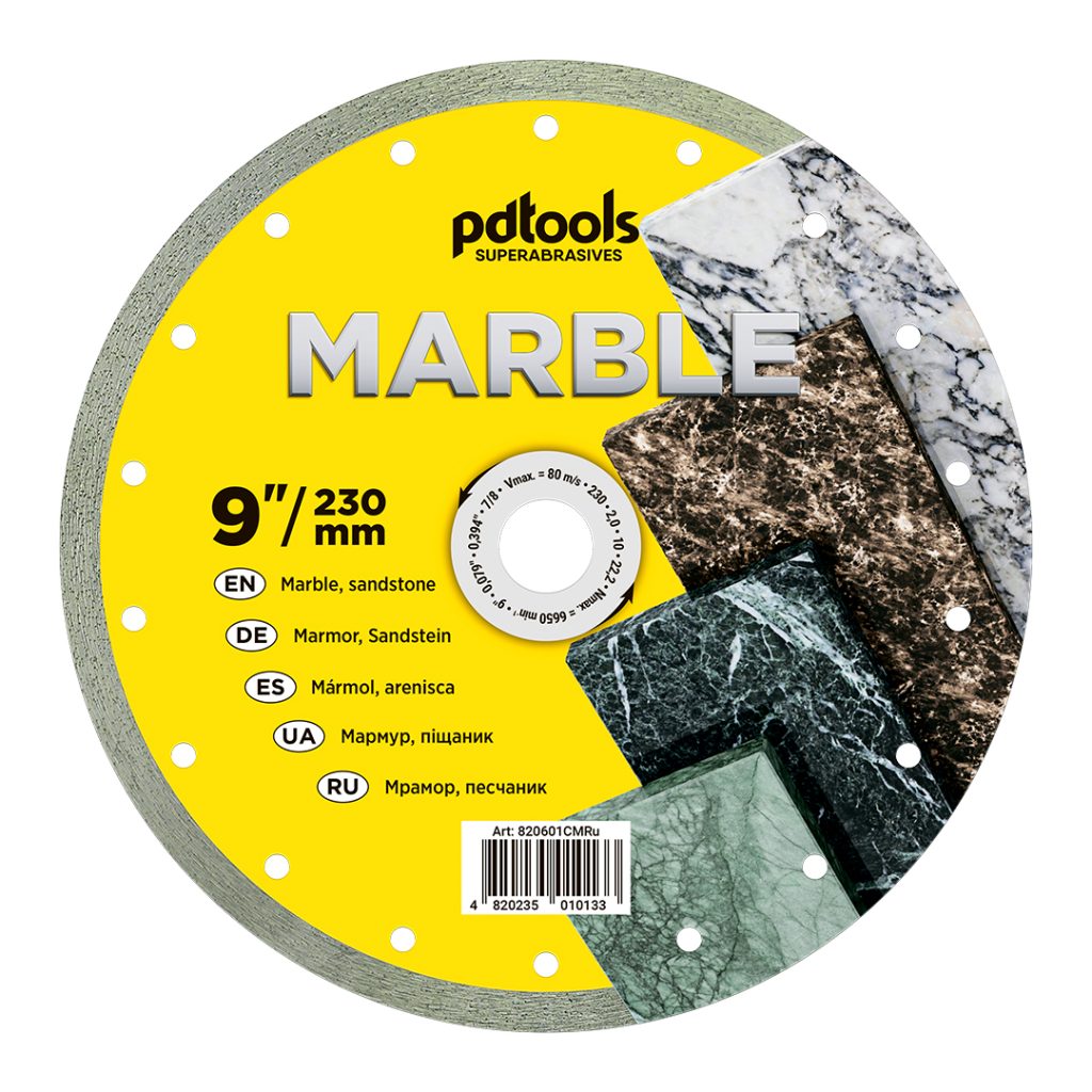 Алмазный диск PDTools 230 2,0 10 22,2 Marble | Артикул 820601CMRu | Товар Изображение