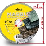 Diamond Disc PDTools 230 1,6 10 25,4 Marble | SKU 820602CMR | Product Image 3
