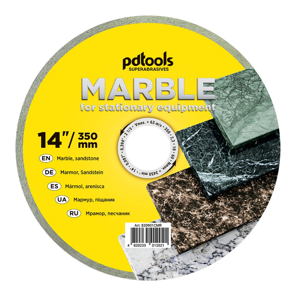 Алмазный диск PDTools 350 2,2 10 60 Marble | Артикул 820901CMR | Товар Изображение