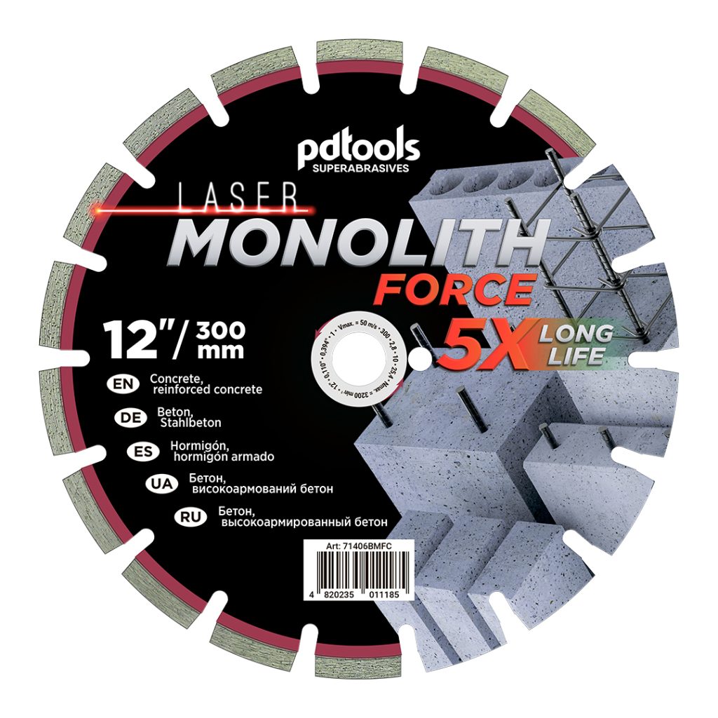 דיסק יהלום PDTools 300 2.8 10 25.4 Monolith Force | SKU 71406BMFC | מוצר תמונה