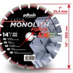דיסק יהלום PDTools 350 3.2 10 25.4 Monolith Force | SKU 71407BMFC | מוצר תמונה 3