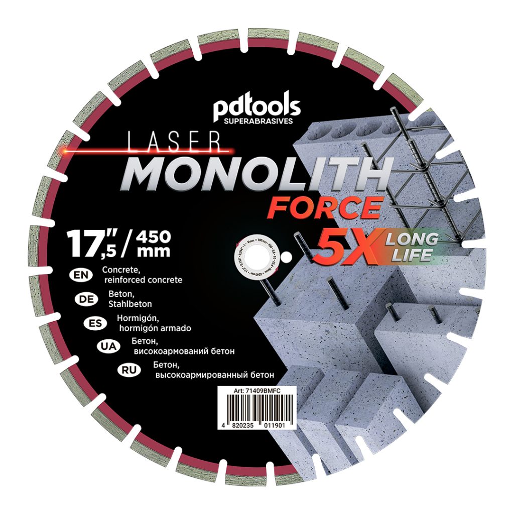 דיסק יהלום PDTools 450 3.8 10 25.4 Monolith Force | SKU 71409BMFC | מוצר תמונה