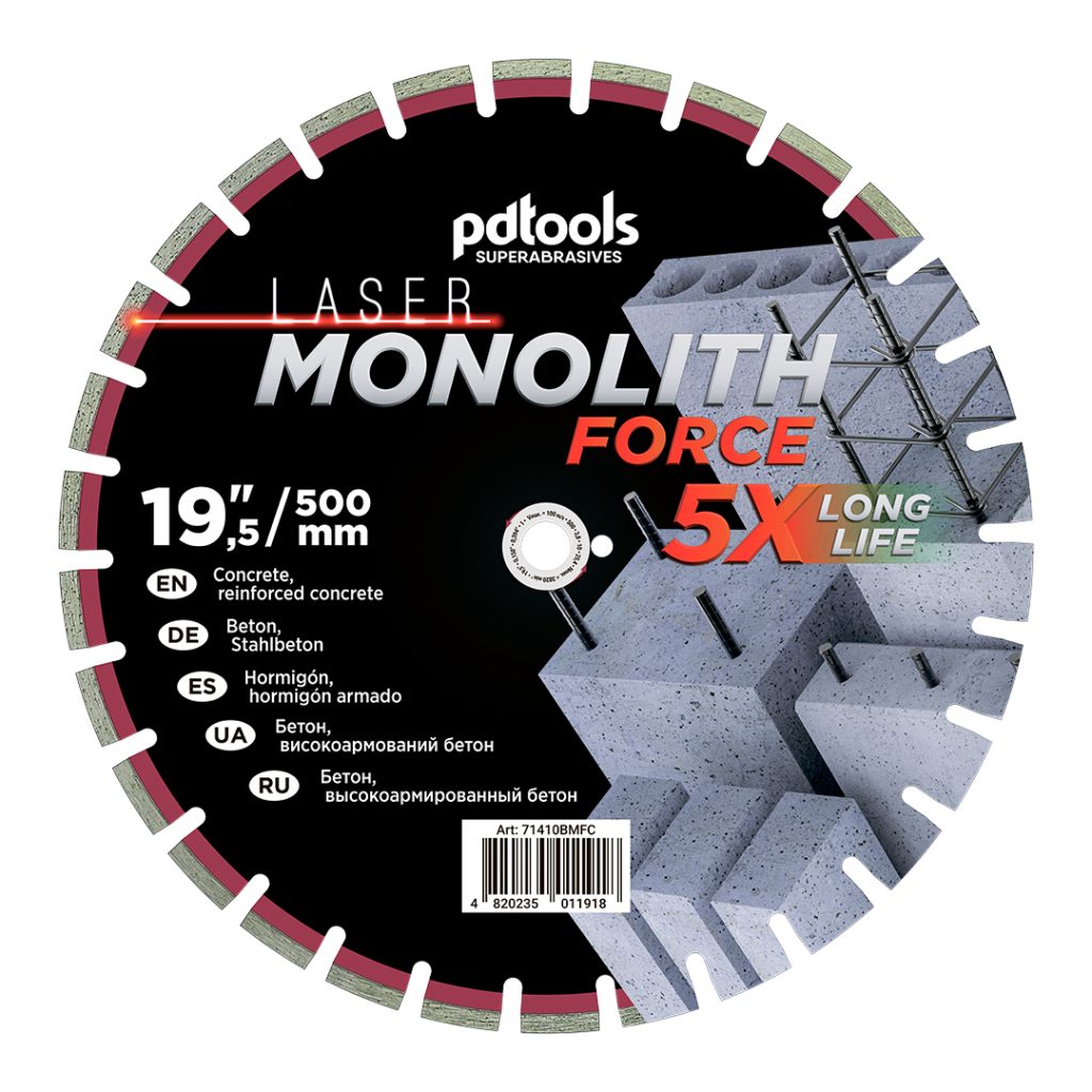 דיסק יהלום PDTools 500 3.8 10 25.4 Monolith Force | SKU 71410BMFC | מוצר תמונה