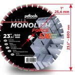 דיסק יהלום PDTools 600 4.5 10 25.4 Monolith Force | SKU 71411BMHD | מוצר תמונה 3