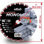 דיסק יהלום PDTools 400 3.5 10 25.4 Monolith Speed | SKU 71408BMSD | מוצר תמונה 3