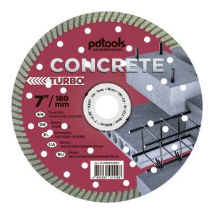 דיסק יהלום PDTools 180 2,6 10 22,2 Turbo Concrete | SKU 810400TCRTu | מוצר תמונה