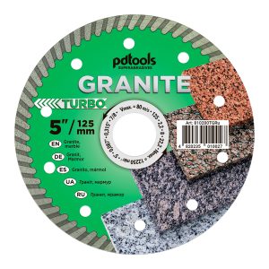 דיסק יהלום PDTools 125 2,2 8 22,2 Turbo Granite | SKU 810200TGRu | מוצר תמונה