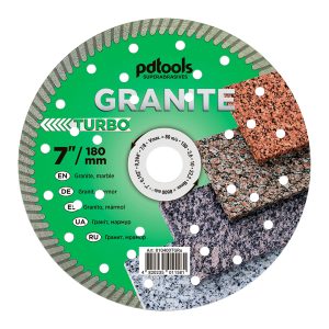 דיסק יהלום PDTools 180 2,6 10 22,2 Turbo Granite | SKU 810400TGRu | מוצר תמונה