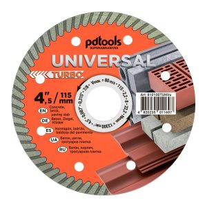 דיסק יהלום PDTools 115 2,2 8 22,2 Turbo Universal | SKU 810100TUNVu | מוצר תמונה
