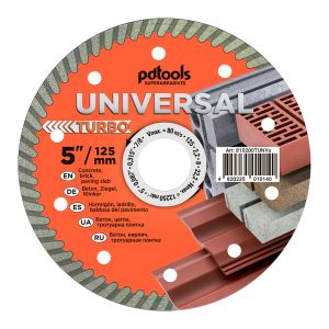 דיסק יהלום PDTools 125 2,2 8 22,2 Turbo Universal | SKU 810200TUNVu | מוצר תמונה