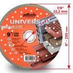 דיסק יהלום PDTools 230 2,6 10 22,2 Turbo Universal | SKU 810600TUNVu | מוצר תמונה 3