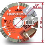 דיסק יהלום PDTools 125 2,2 10 22,2 Universal | SKU 830200UNVu | מוצר תמונה 3