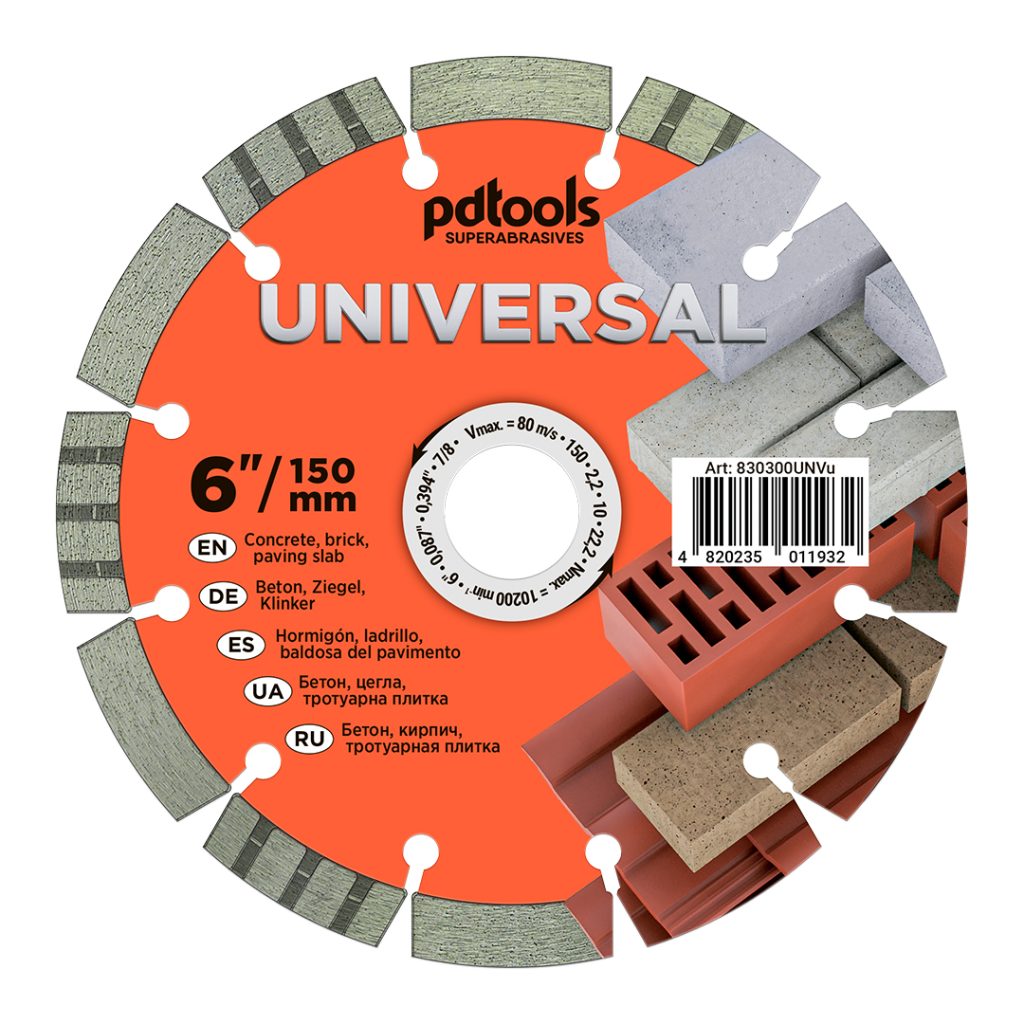 Diamond Disc PDTools 150 2,2 10 22,2 Universal | SKU 830300UNVu | Product Image