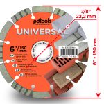 Diamond Disc PDTools 150 2,2 10 22,2 Universal | SKU 830300UNVu | Product Image 3