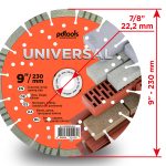 דיסק יהלום PDTools 230 2,6 10 22,23 Universal | SKU 830600UNVu | מוצר תמונה 3