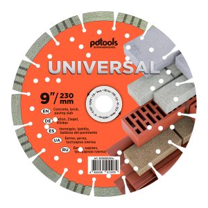 דיסק יהלום PDTools 230 2,6 10 22,23 Universal | SKU 830600UNVu | מוצר תמונה