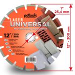 דיסק יהלום PDTools 300 2.8 10 25.4 Universal | SKU 71406BUNV | מוצר תמונה 3